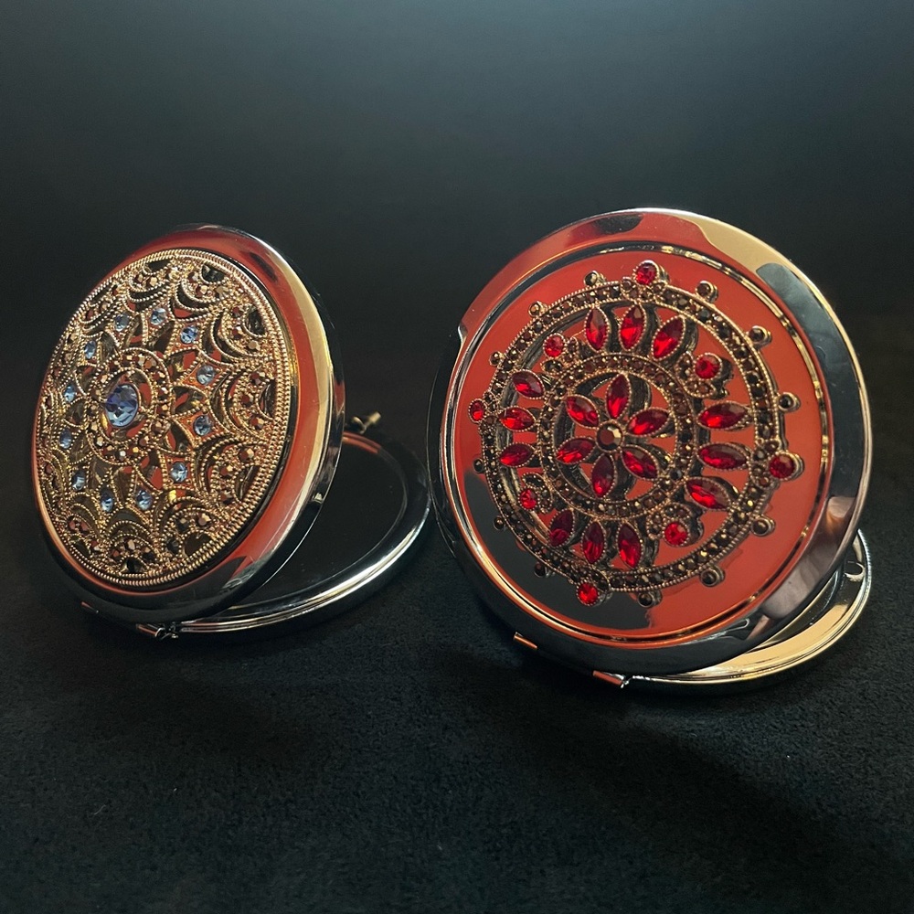 Monet Jewelry Compact Mirrors (Set of 2)